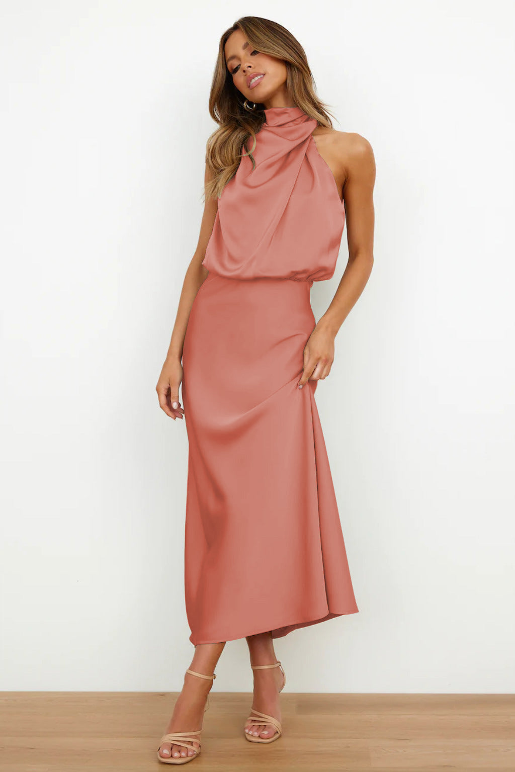Damenkleid Neckholder A-Linie