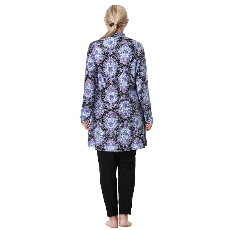 Burkini Badeanzug für Frauen Gedruckt 3XL 8XL