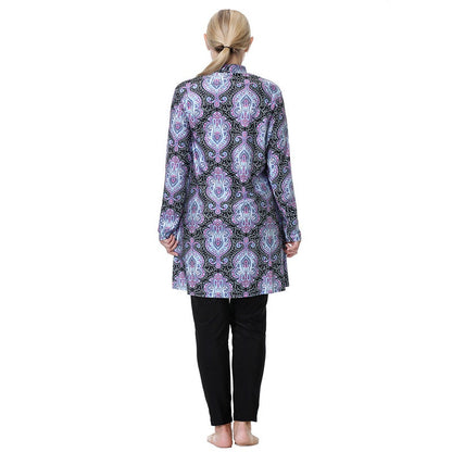 Burkini Badeanzug für Frauen Gedruckt 3XL 8XL