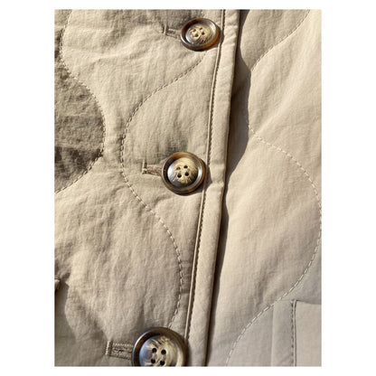 Damen Steppjacke Wendbar Fleecefutter