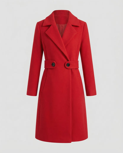 Damen Wollmantel Slim Fit Winter Norvielle