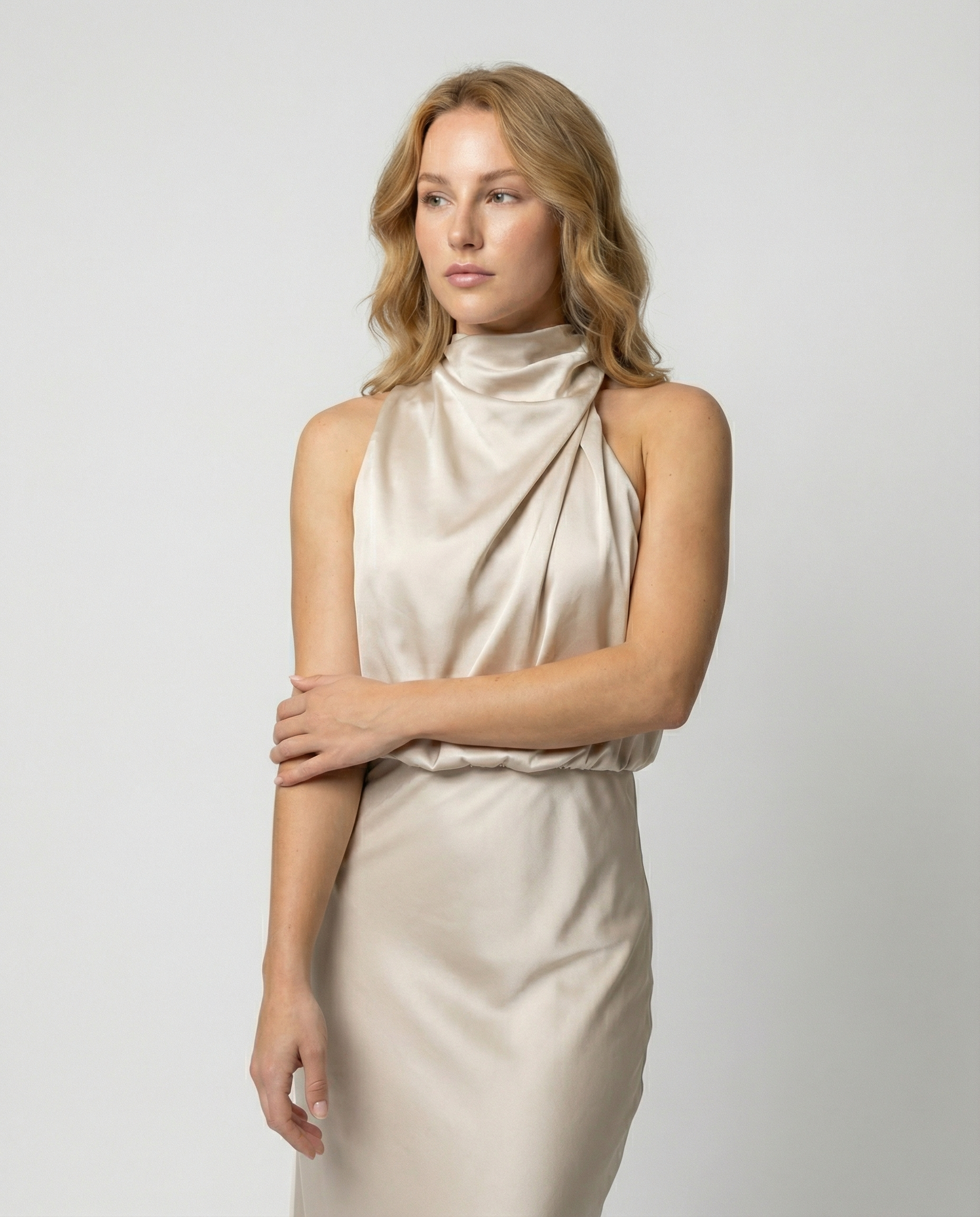 Elegantes Langabendkleid Glänzend Damen Abendkleid - Norvielle