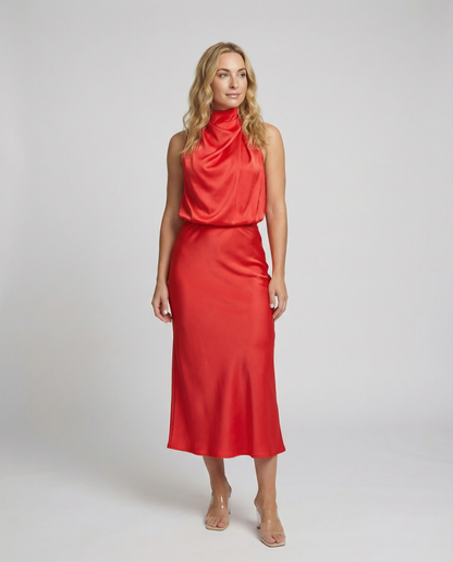 Elegantes Langabendkleid Glänzend Damen Abendkleid