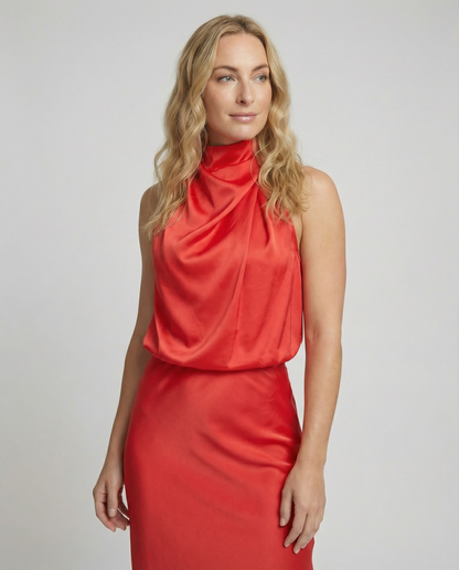 Elegantes Langabendkleid Glänzend Damen Abendkleid