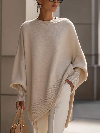 Damen Eleganter Oversized Pullover - Norvielle