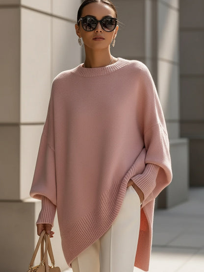 Damen Eleganter Oversized Pullover