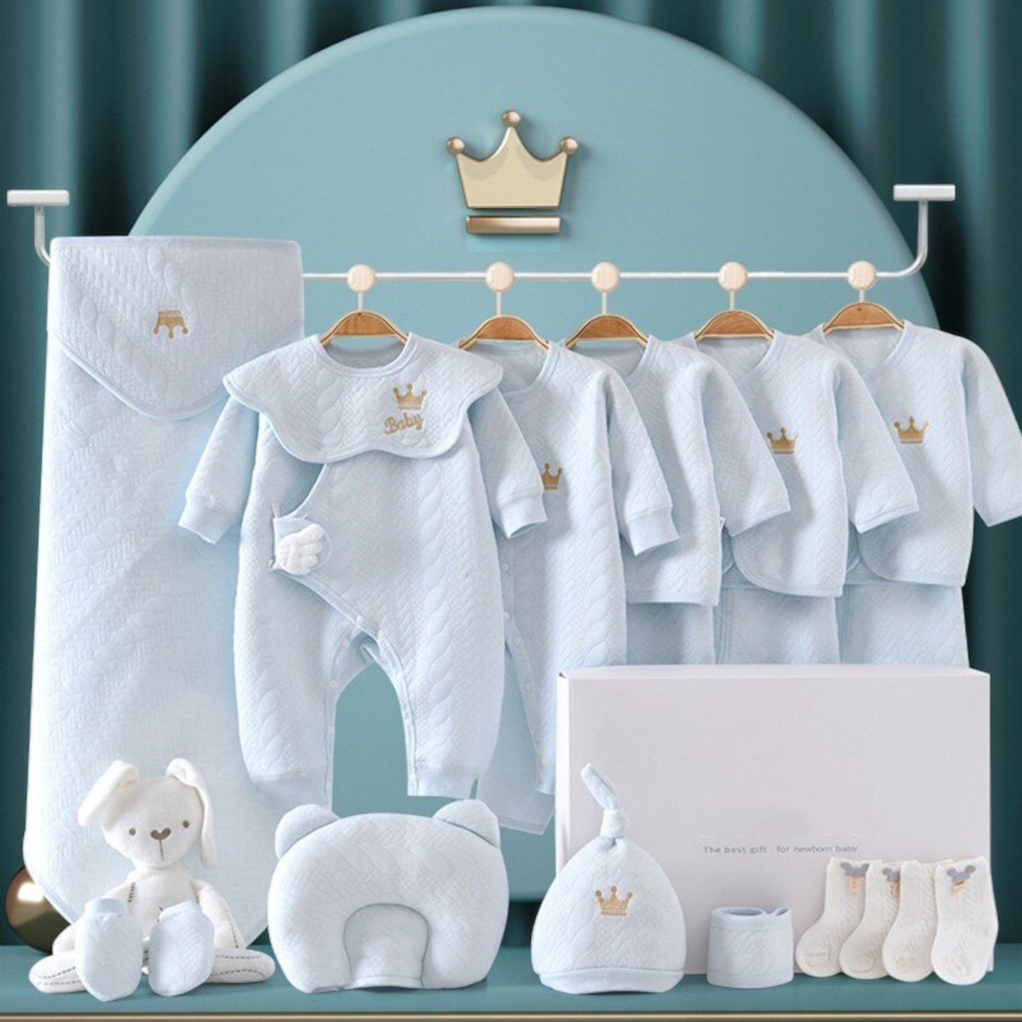 Baby Erstausstattungs-Set 100% Bio-Baumwolle Hypoallergen