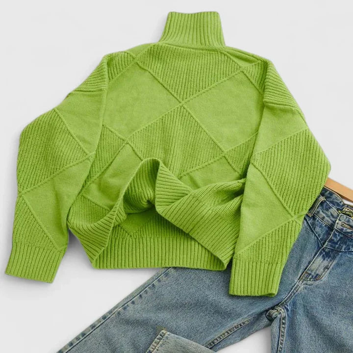 Adryssell Damen Bequemer Pullover