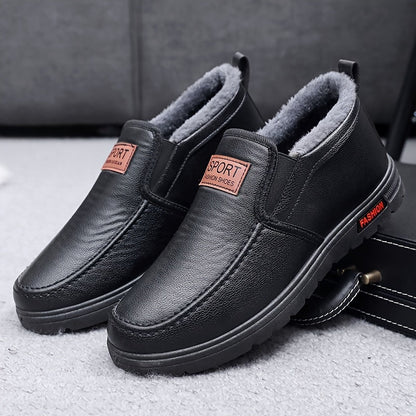 Herren Winter Slip-On Schuhe Warmfutter Mittlerer Schnitt Bequem
