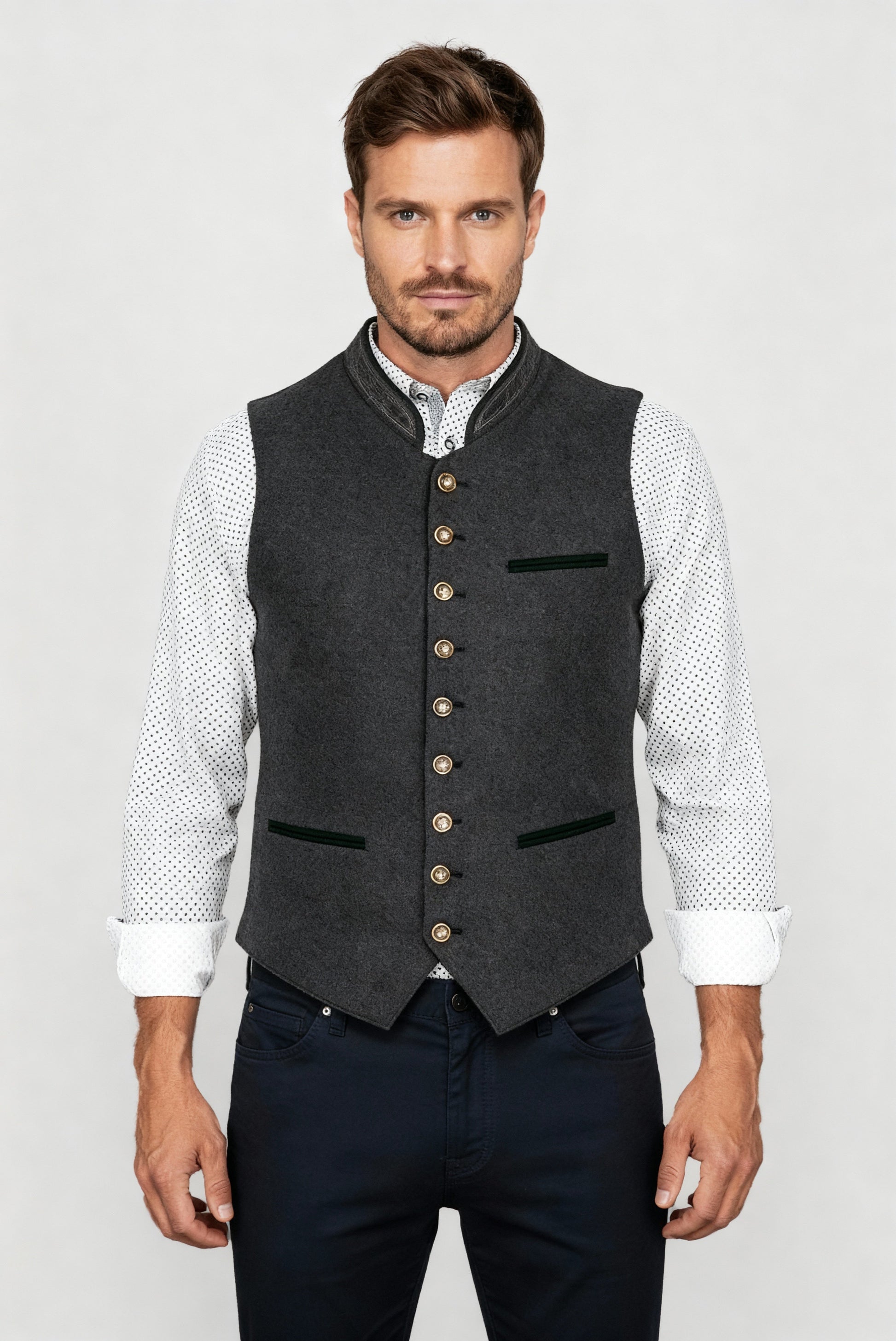 Herren Thermo-Weste Wärme Lagenlook - Norvielle