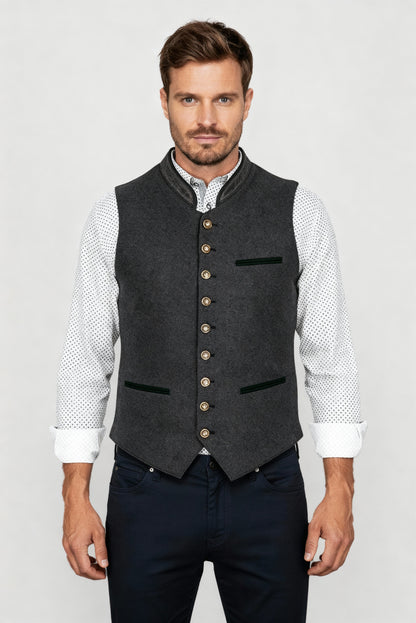 Herren Thermo-Weste Wärme Lagenlook - Norvielle