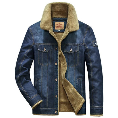 Herren Steppjacke Durchgehender Reißverschluss
