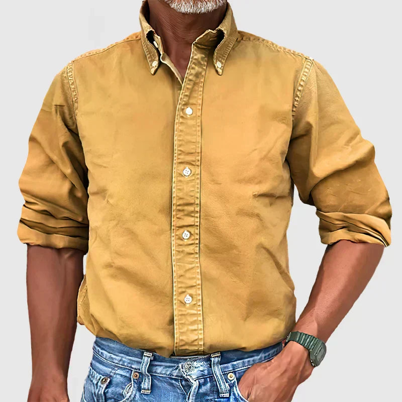 Vince Herrenhemd Vintage Used Look