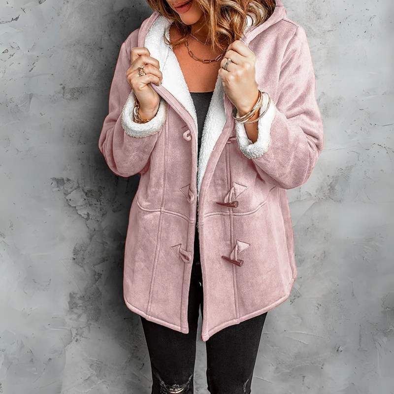 Norvielle Damen Weiche Kapuzenjacke