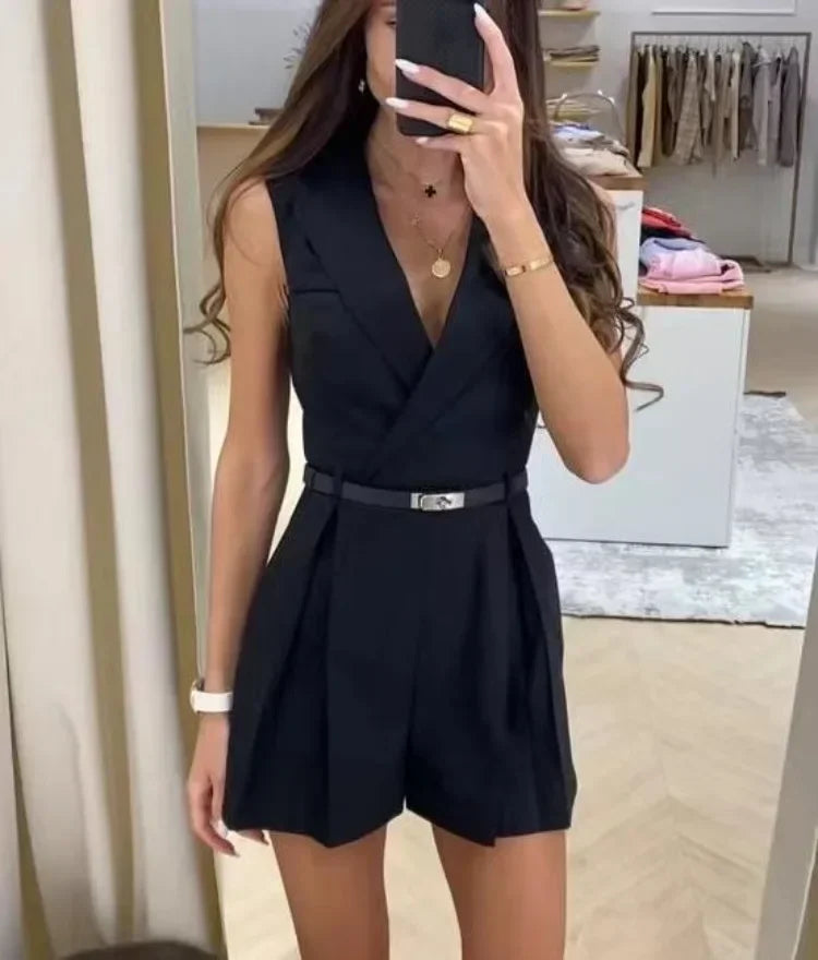 Norvielle Damen Overall Schick Trendy