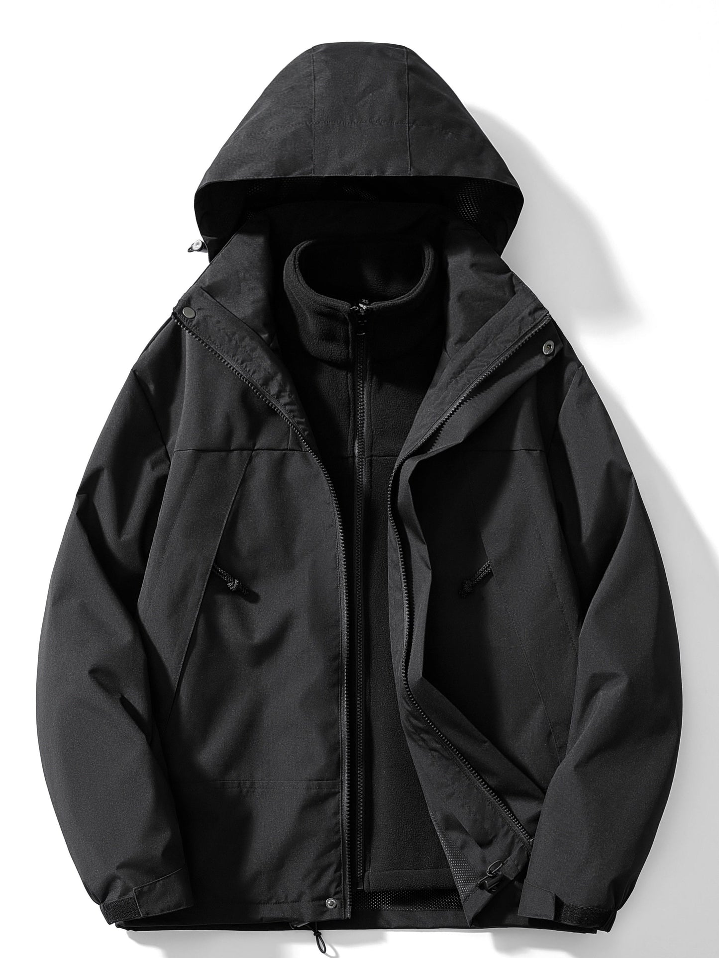 Herren Winterjacke 3-in-1 Kapuze