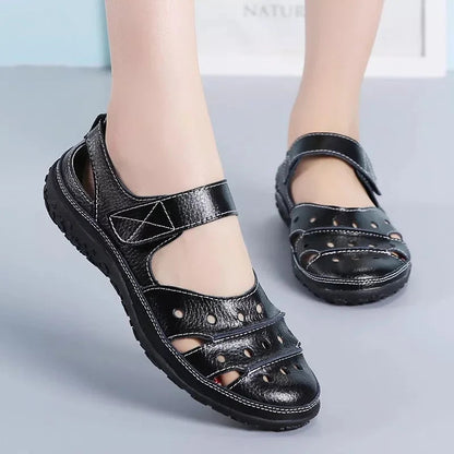 Norvielle Damen Orthopädische Sandalen Bequemer Verschluss
