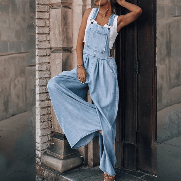 Damen Denim-Jumpsuit
