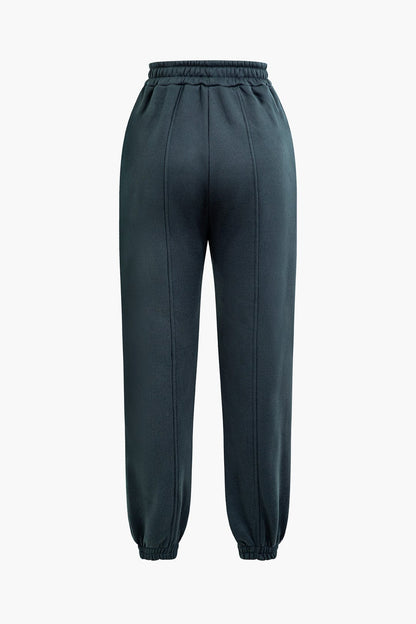 Damen Hoodie-Set Sportlich Cut-Outs