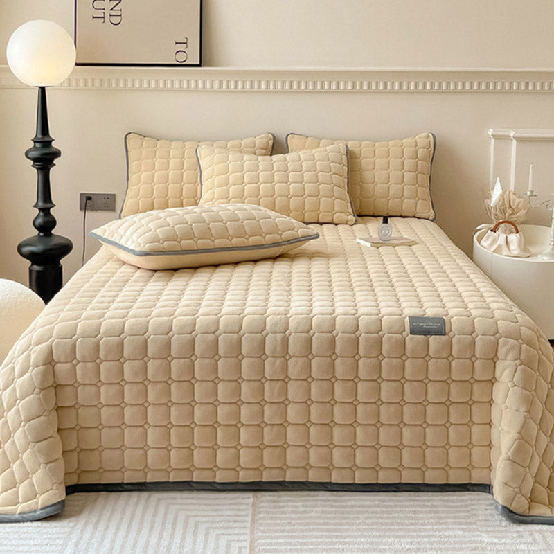 Weiche Tagesdecke Quadratisch Moderner Stil