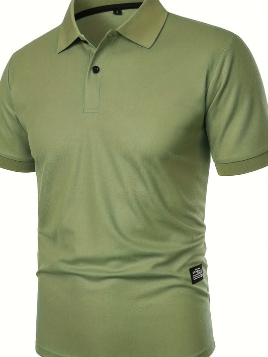 Norvielle Herren Kurzarm-Polo Baumwolle Beige - Norvielle