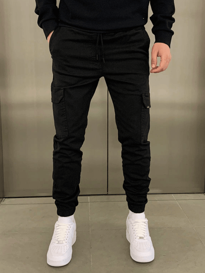 Herren Cargohose Jogger Stil Mit Bündchen - Norvielle