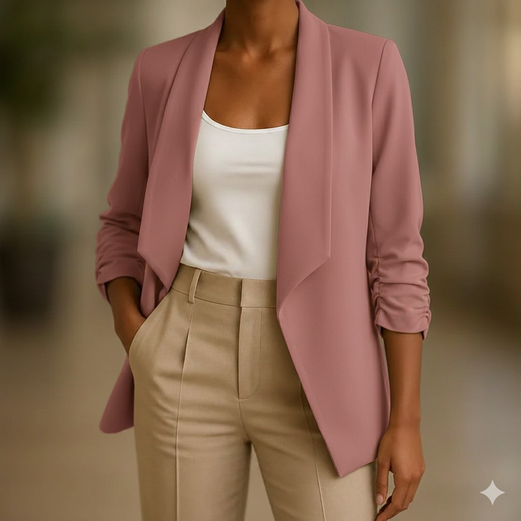 Damen Blazer Langarm Formelles Design - Norvielle
