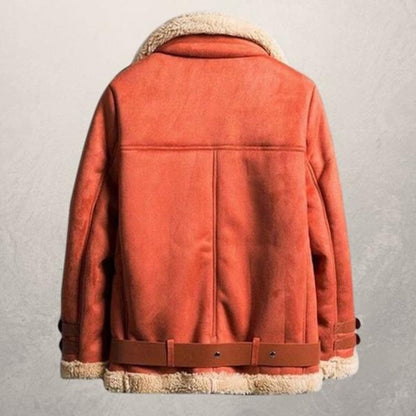 Norvielle Damen Lederjacke Wildlederimitat