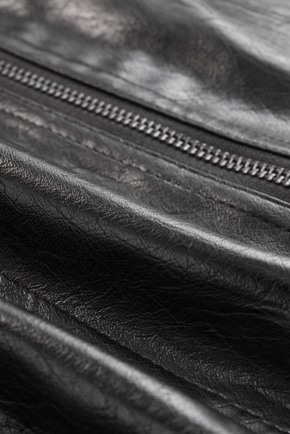 Damen Lederjacke Figurbetont Elegant