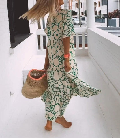 Norvielle Damen Maxikleid Sommerdesign