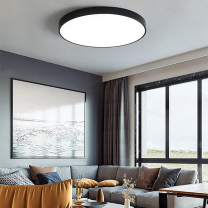 NordLuxe Runde LED-Deckenleuchte Skandinavisch