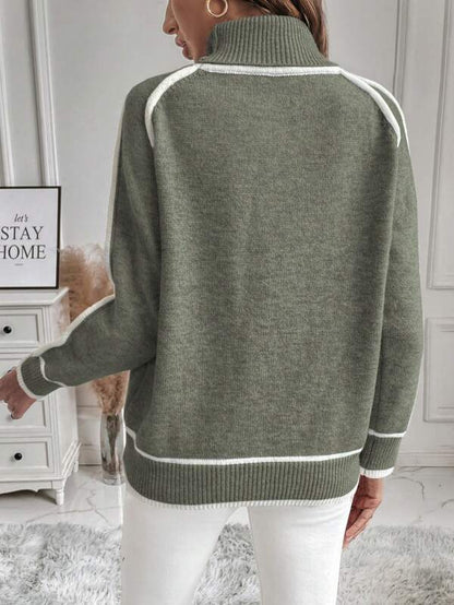 Norvielle Damen Langarm-Pullover Elegantes Design