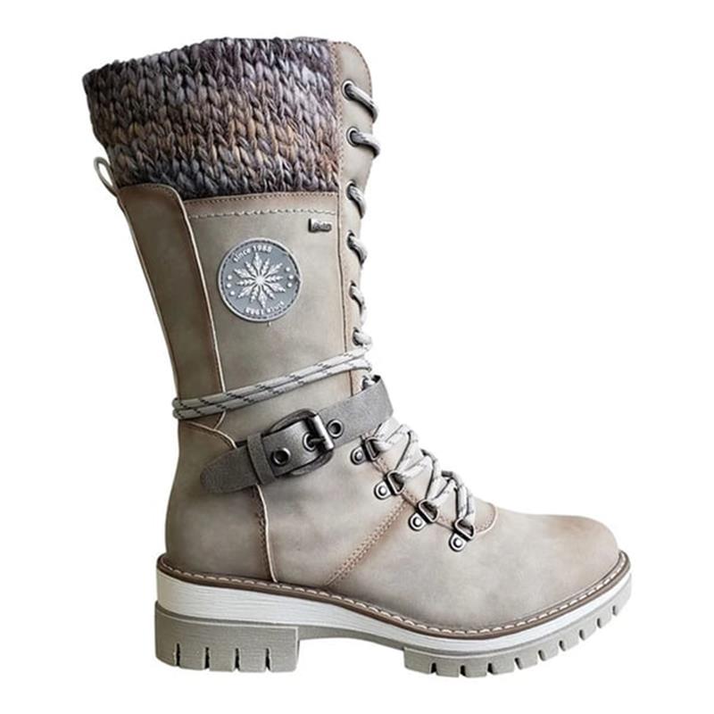Damen Schnürstiefel Mittlere Schafthöhe Wintertauglich - Norvielle
