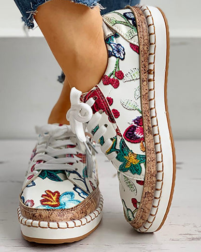 Damen Schuhe Vulkanisiert Komfort