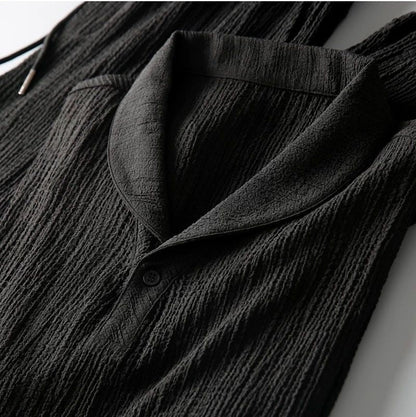 Herren Kurzarm-Hemd und Hose Set