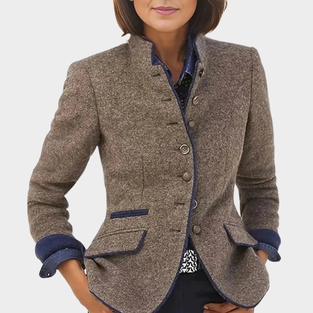 Damenblazer Elegantes Design Schwarz - Norvielle