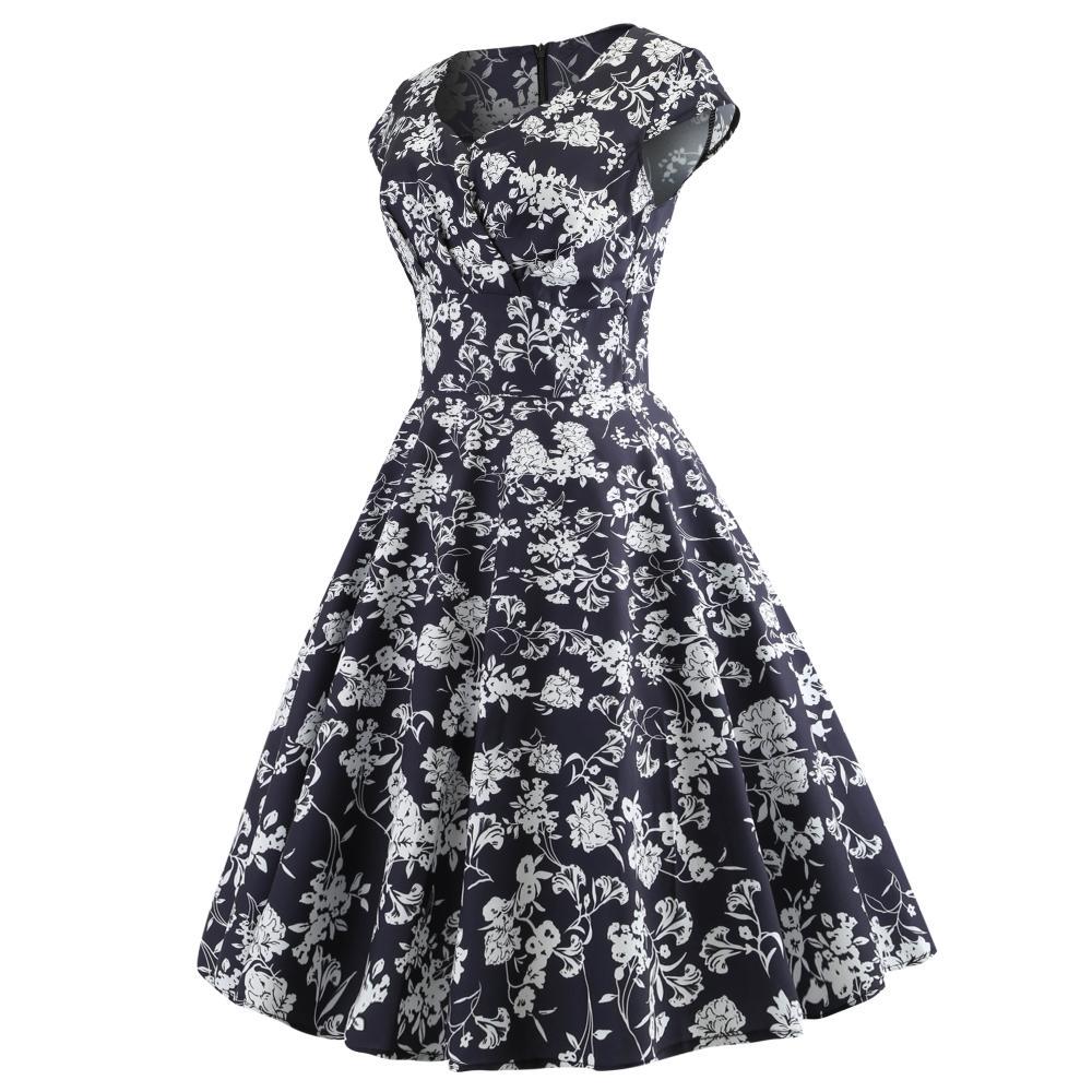 Damen Wickelkleid Florales Design Elegant