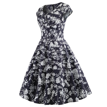 Damen Wickelkleid Florales Design Elegant