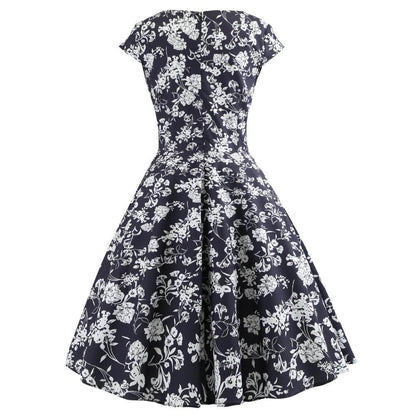 Damen Wickelkleid Florales Design Elegant