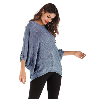 Damen Oversized Pullover Lässiger Schnitt Norvielle