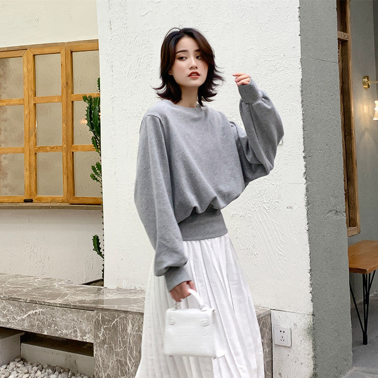 Damen Oversized-Pullover Ballonärmel Norvielle - Norvielle