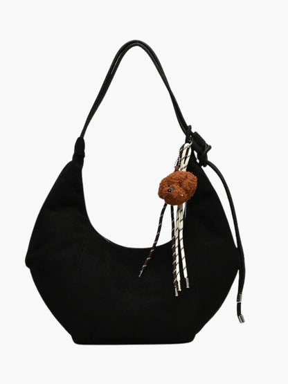Amalia Damen Hobo Tasche Wildleder Boho Chic