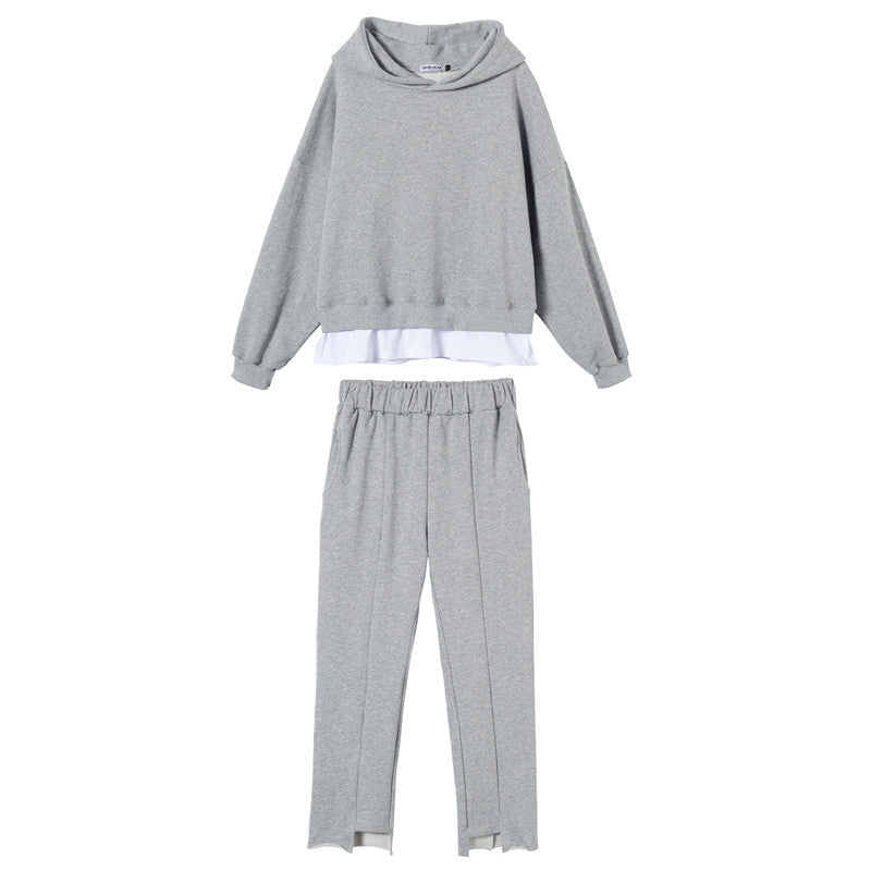 Damen Freizeit-Ensemble Hoodie Jogginghose Komfort Norvielle