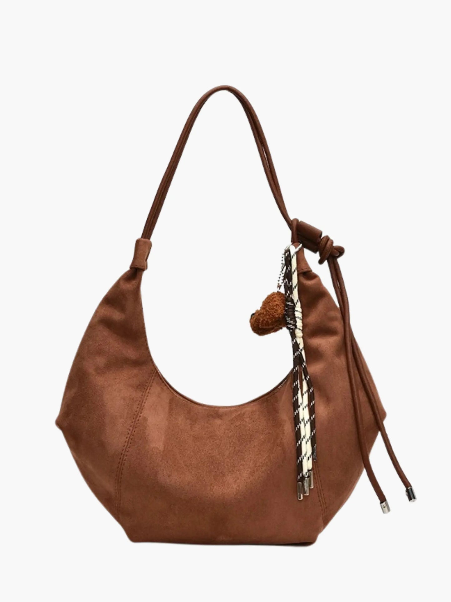 Amalia Damen Hobo Tasche Wildleder Boho Chic