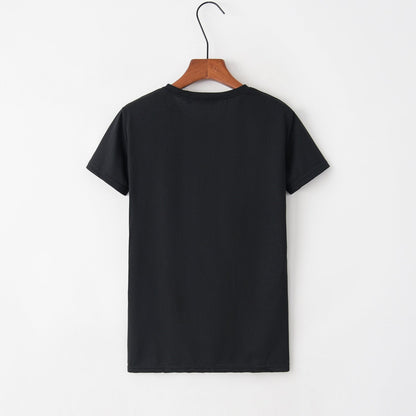 Damen T-Shirt Katzenmotiv Rundhals Norvielle