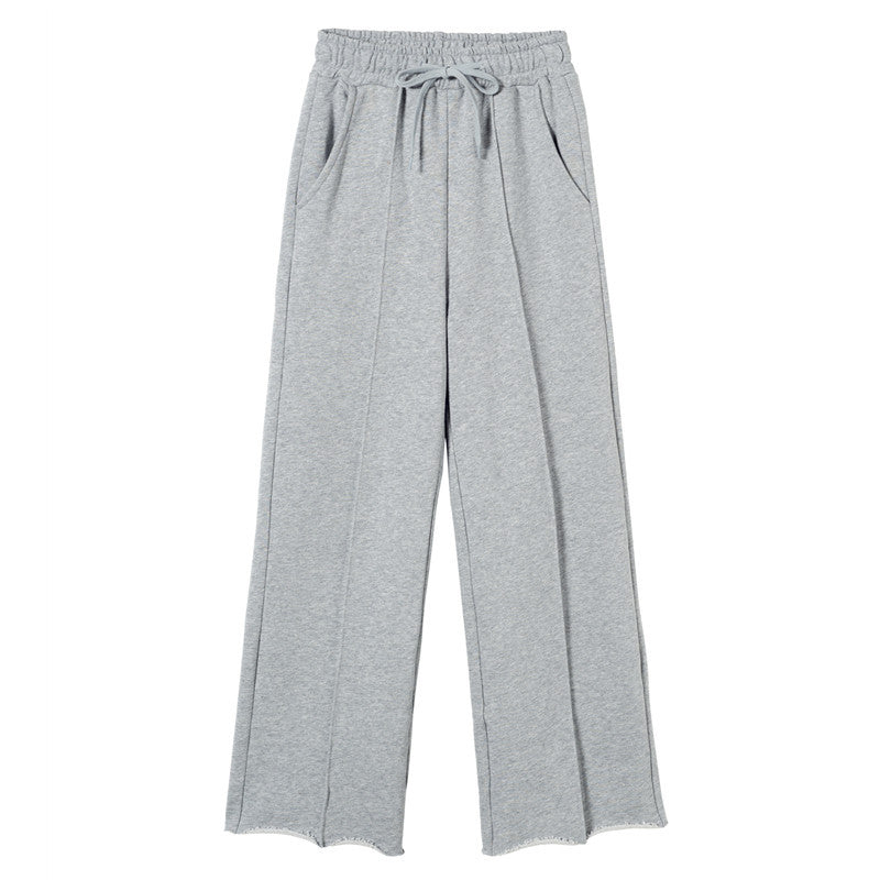 Damen Loungewear Set Cropped Hoodie und weite Hose Norvielle