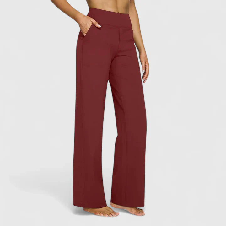 Damen Loungehose Weite Stretchbund Bequem