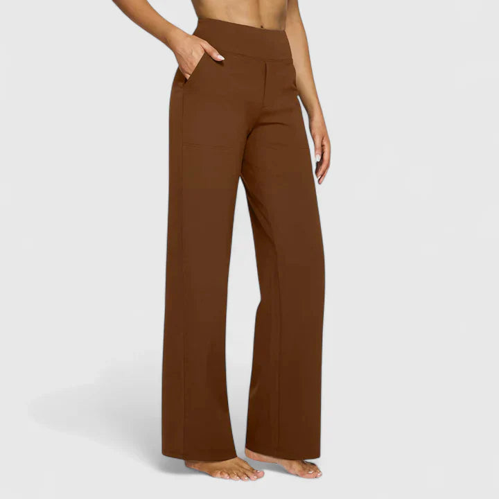 Damen Loungehose Weite Stretchbund Bequem