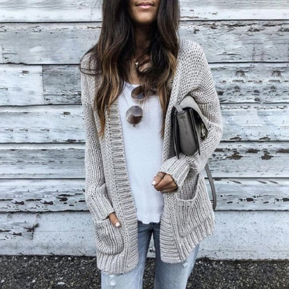 Damen Grobstrick Cardigan Norvielle