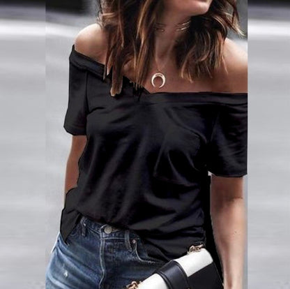 Damen Off-Shoulder T-Shirt